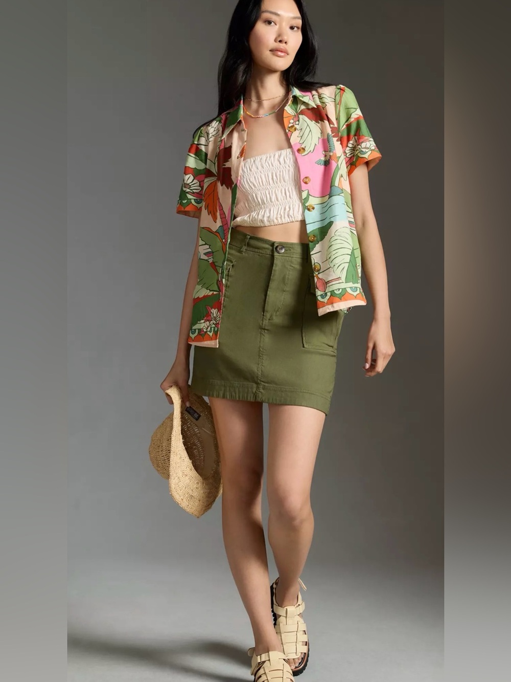 Farm Rio Surf Buttondown - Picture 2 of 7